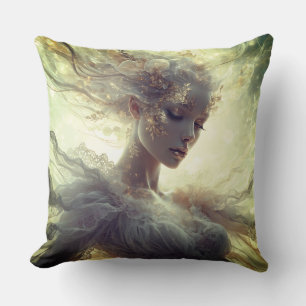 Luxe Hemelse Vrouwelijke Kunst, Elegant Kussen