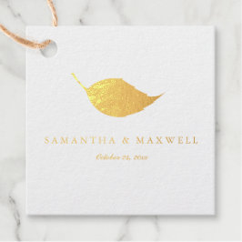 Luxe herfst bruiloft Bourgondië Bedankjes Labels