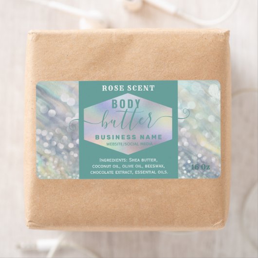 Luxe holografisch label voor script (Insitu)