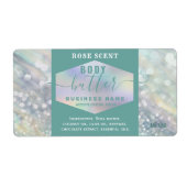 Luxe holografisch label voor script (Voorkant)