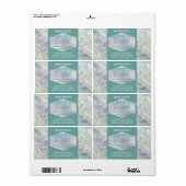 Luxe holografisch label voor script (Full Sheet)