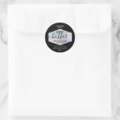 Luxe holografisch script body butter label (Tas)