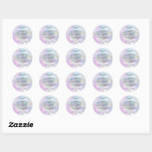 Luxe holografisch script body butter label (Vel)