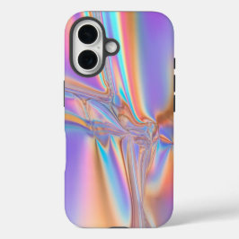 Luxe Holografische Iridescent iPhone 16 Hoesje