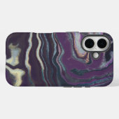 Luxe holografische iriserende marmeren wervelingen Case-Mate iPhone case (Achterkant (horizontaal))