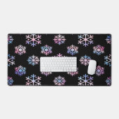 Luxe holografische sneeuwvlok Kerstcollectie Bureaumat (Keyboard & Muis)