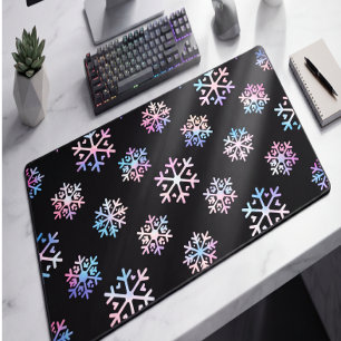 Luxe holografische sneeuwvlok Kerstcollectie Bureaumat