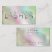 Luxe holografische vlinders zweven logo bussen visitekaartje (Voorkant / Achterkant)