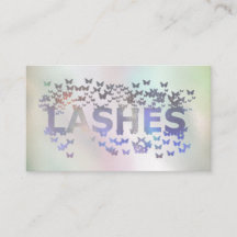 Luxe holografische vlinders zweven logo