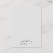 Luxe Holographic Trendy Jewelry Display Kaart Visitekaartje (Achterkant)