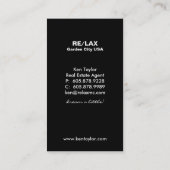 Luxe Home Entrance Real Estate Visitekaartje 3 (Achterkant)