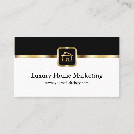 Luxe Home Marketing Visitekaartje (Voorkant)