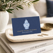 Luxe Home Staging Blue Ginger Jar Logo Visitekaartje