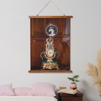 Luxe horloge in de koninklijke kamer Livadia palei Hangend Wandkleed