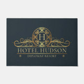 Luxe Hotel Branding Gold Deurmat (Voorkant)