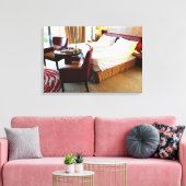 Luxe Hotelkamer Canvas Afdruk (Insitu (Woonkamer))