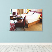 Luxe Hotelkamer Canvas Afdruk (Insitu (Houten vloer))