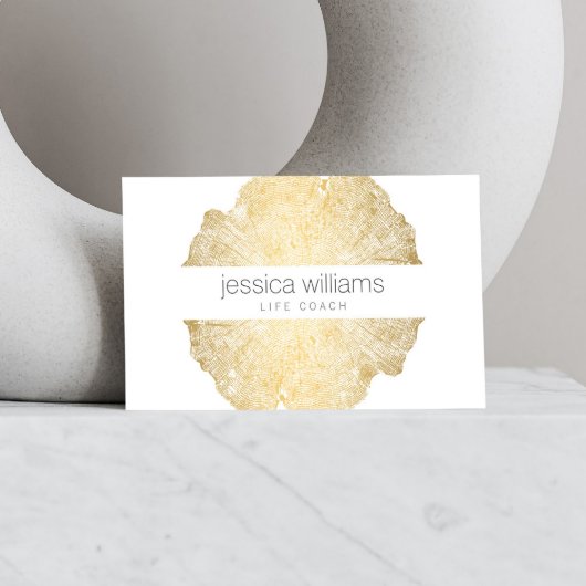 Luxe Hout Effect Art II Visitekaartje