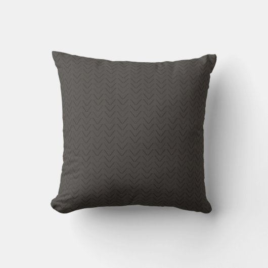 Luxe houtskool geweven textuur kussen (Voorkant)