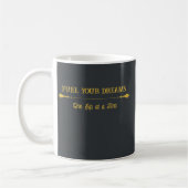 Luxe Houtskool Gouden Koffiemok (Links)