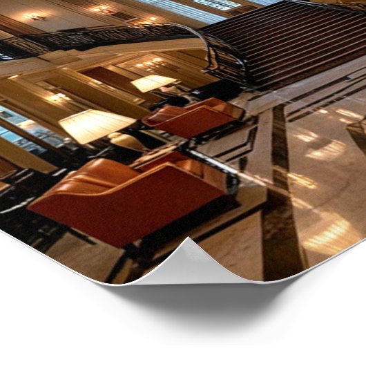 Luxe huis interieur poster (Hoek)