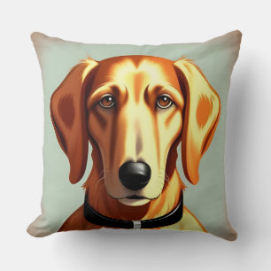 Luxe huisdecoratieaccent 'Gouden Hond' voor huisdi Kussen