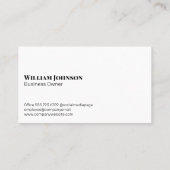 Luxe huizen Logo | Onroerend goed Visitekaartje (Achterkant)