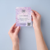 Luxe hypotheek / verzekeringsfolder flyer (Hand)