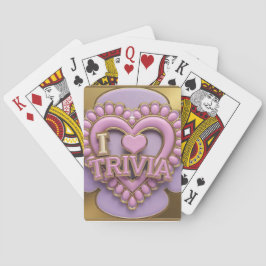 Luxe I Love Trivia Card Deck Pokerkaarten