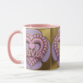 Luxe I Love Trivia Gold Pink Combo Mok (Links)