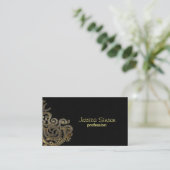 Luxe in Gold Visitekaartje (Staand voorkant)