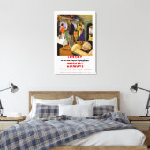 Luxe in New Empire Flying Boats - M Canvas Afdruk (Insitu (Slaapkamer))