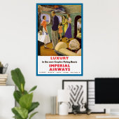 Luxe in New Empire Flying Boats Poster (Thuiskantoor)