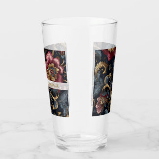 Luxe Indiase Bloem Glas Vintage Koninklijk Drinkse