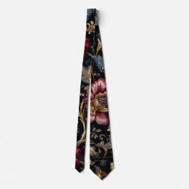 Luxe Indiase Bloem Vintage Koninklijk Stropdas