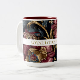 Luxe Indiase Bloemrijke Vintage Koninklijk Tweekleurige Koffiemok