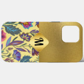 Luxe initiaal l Gold matching met Victoriaans Case-Mate iPhone Case (Achterkant (horizontaal))