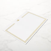 Luxe Initiaal Personal Stationery Folie Invitation Folie Uitnodiging (Gedraaid)