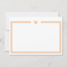 Luxe Initiaal Personal Stationery Yellow