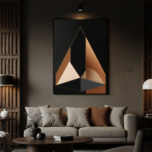 Luxe Interieurontwerp Moderne Abstracte Kunst Canvas Afdruk