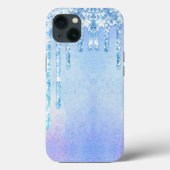 Luxe iPhone Cool pastel sparkle Design Hoesje (Achterkant)