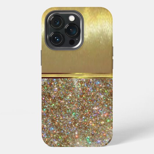 Luxe iPhone Cool Shell Goud Design Hoes Hoesje (Achterkant)