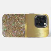 Luxe iPhone Cool Shell Goud Design Hoes Hoesje (Achterkant horizontaal)