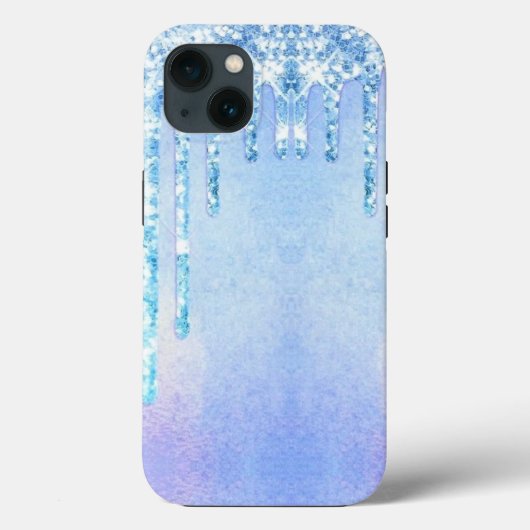 Luxe iPhone koele pastel glans ontwerp hoes (Achterkant)