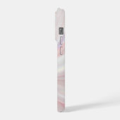 Luxe Iridescente Vloeibare Parel iPhone Hoesje (Linkerkant)