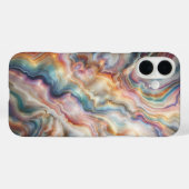 Luxe Iridiscerende Regenboog Agate Telefoonhoes -  Case-Mate iPhone Case (Achterkant (horizontaal))