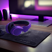 Luxe Iriserend zwart patroon wit sprankelt Bureaumat