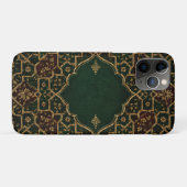 Luxe islamitische Arabeske laptophoes | Smaragd & Case-Mate iPhone Case (Achterkant (horizontaal))