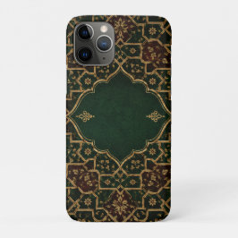 Luxe islamitische Arabeske laptophoes | Smaragd & Case-Mate iPhone Case