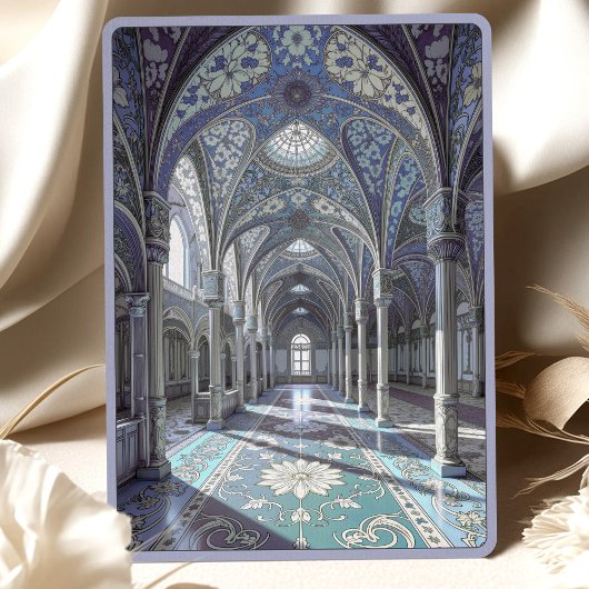 Luxe Islamitische bruiloft Blauwe Moskee Details Kaart